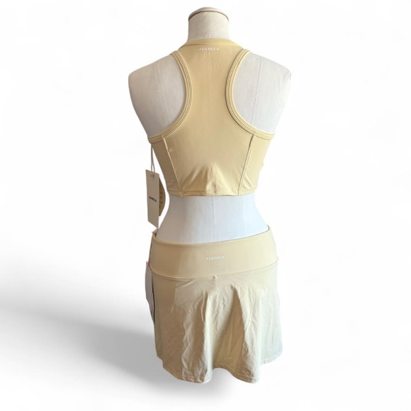 Adanola Ultimate Set — Butter Yellow Tank Bra & A-Line Skirt (NWT, Size M/L) 320 - Picture 4 of 11